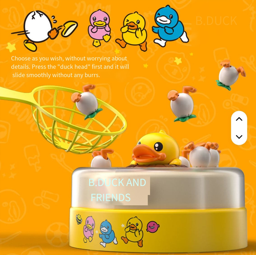 😊Little Yellow Duck Bouncing Spinner (Children's Educational Toy)