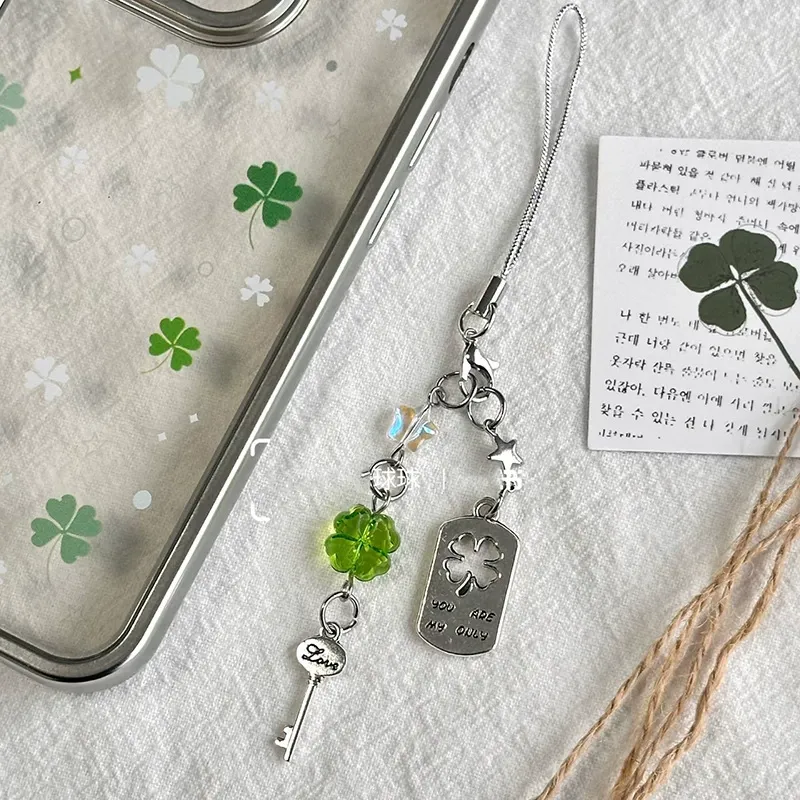 Sweet Clover Charm | Versatile Keyring for Phones, Bags & Keys - Curated Luck