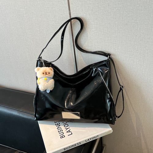 Niche Premium Black Versatile Motorcycle Bag | Large Capacity with Multiple Carrying Styles