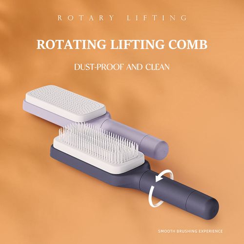 Retractable massage comb