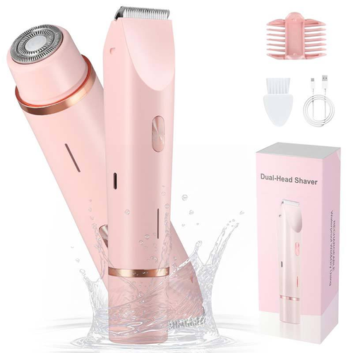 Women's double-head shaver