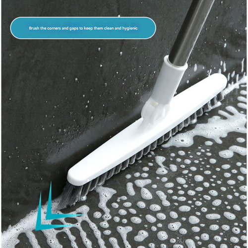 Long-Handle Hard Bristle Floor Brush – Tile Gap and Bathroom Scrubbing Brush for Deep Cleaning Floors and Surfaces
