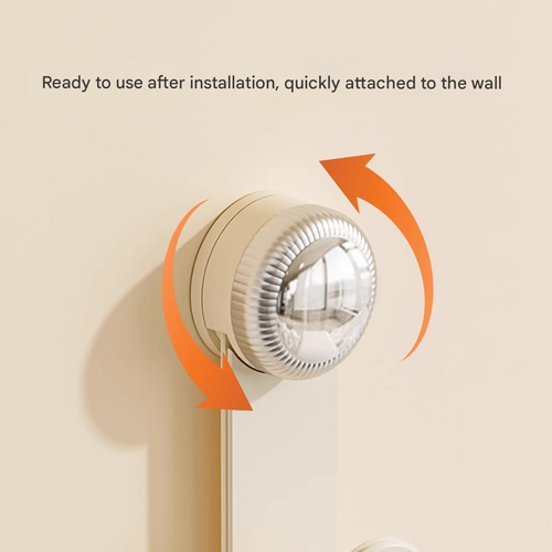 Magic Grip Pot Lid Organizer | Swivel-Adjustable Wall Rack, No-Drill Space Saver