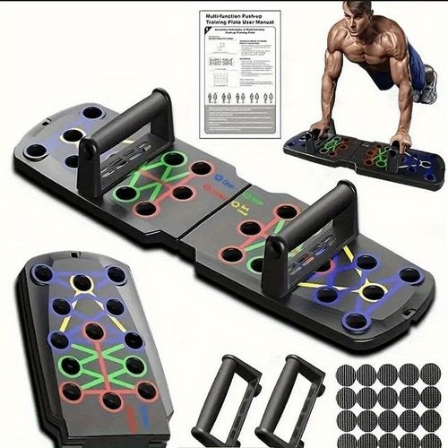Push-up board for men and women at home multifunctional fitness new abdominal apparatus to practice abdominal muscles pectoral muscles folding training bracket