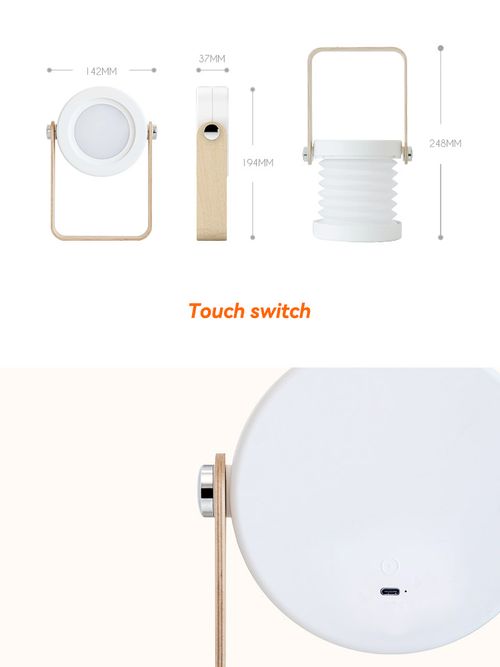 Creative Nordic - style eye - protecting desk lamp for students' bedrooms. It can also serve as a bedside ornament. Mini lantern perfect for dormitories.