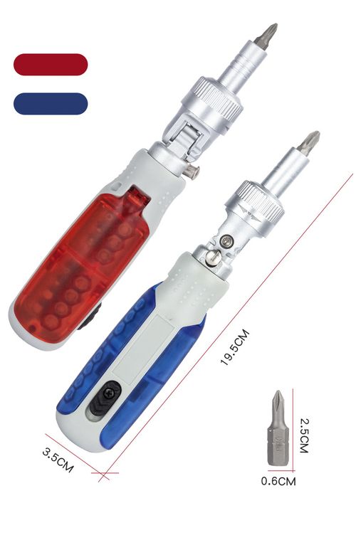 14 - in - 1 Home Use Bit Ratchet Multifunctional Screwdriver Set with Phillips Head Combinations