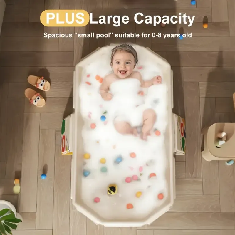 Kids Portable Collapsible Bathtub