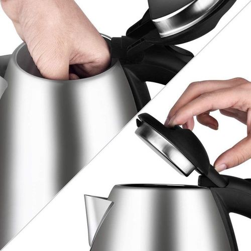 SCALITT 2 Litre - Electric Kettle - Black Sliver