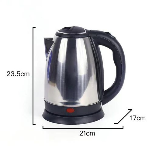SCALITT 2 Litre - Electric Kettle - Black Sliver