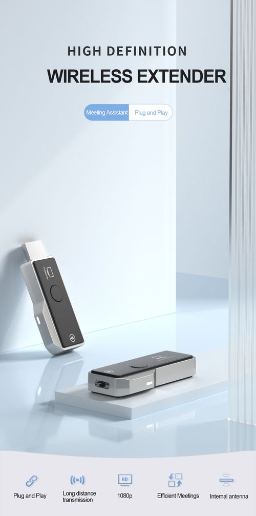 New HDMI wireless transmitter, a wireless screen mirroring device for Type - C laptops, tablets and mobile phones.