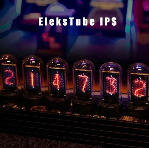 Glow tube electronic alarm clock, an LED digital alarm clock and timer that requires no assembly