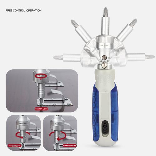 14 - in - 1 Home Use Bit Ratchet Multifunctional Screwdriver Set with Phillips Head Combinations
