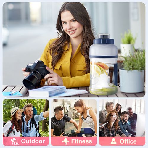 USB Mini Portable Juicer Cup, Rechargeable Fresh Juice Maker for Fruits and Vegetables, also a Kitchen Blender and Large - capacity Drinking Bottle
