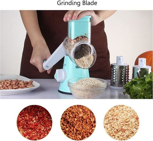 New Product Ideas 2024 Upgrade Multipurpose Hand Operated Safe Rotary Mandoline Vegetable Fruit Spiral Grater Slicer Cutter