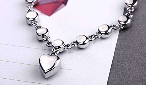 This brand specializes in high-end luxury goods like watches and jewelry😍Love Crystal Heart Charm Bracelet Adjustable Link Bracelets
