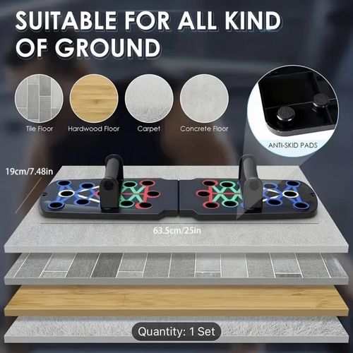 Push-up board for men and women at home multifunctional fitness new abdominal apparatus to practice abdominal muscles pectoral muscles folding training bracket