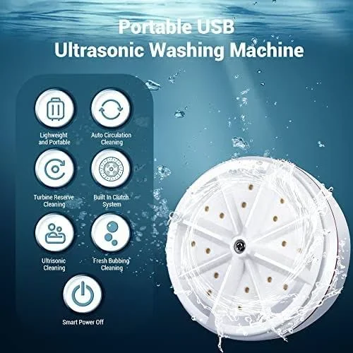 🎁Portable Ultrasonic Washing Machine 455 sales