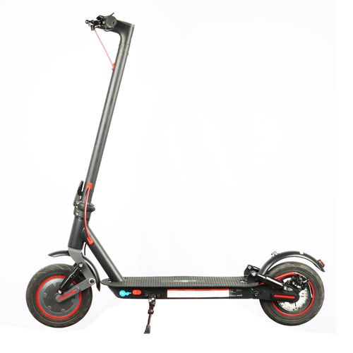 black self-balancing scooter