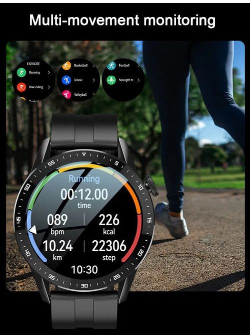 New wireless charging NFC multi-functional BM09S smart watch with offline payment, heart rate, blood pressure, health monitoring and sports bracelet.