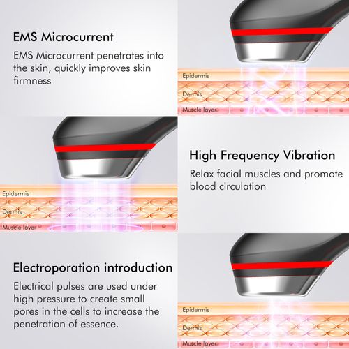😍New arrival! 5-color light beauty instrument with EMS microcurrent and vibration massage. Red and blue light care for tightening pores. Helps you glow and start a new beauty journey. Come and try it if you love beauty! 😘