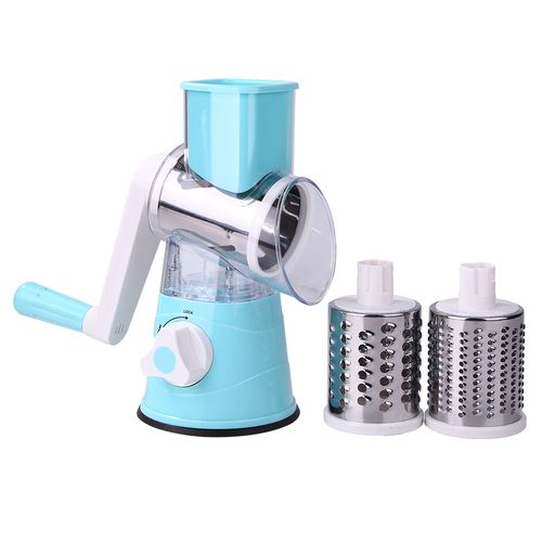 New Product Ideas 2024 Upgrade Multipurpose Hand Operated Safe Rotary Mandoline Vegetable Fruit Spiral Grater Slicer Cutter