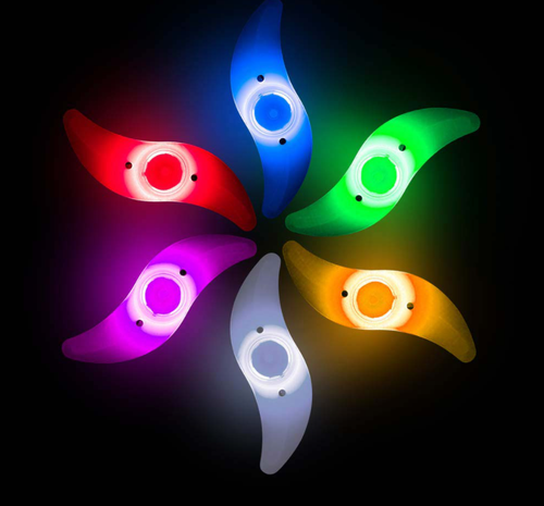 LED Bicycle Spokes Led Light Safety Tire Light Multicolor Cycling Bike Accessories Lamp Wheel Lights with Batteries