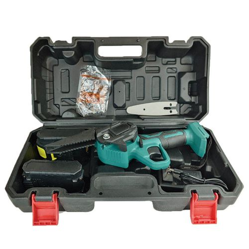 Single Hand Saw Lithium Chainsaw Rechargeable Wood Cutter Electric Pruning Saw Small Electric Wood Cutter