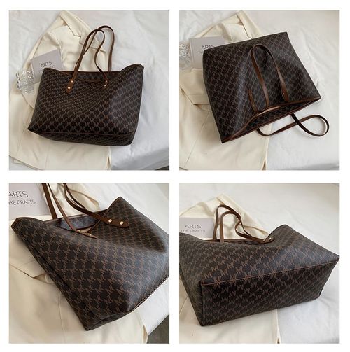 Many women dream of owning high-end luxury handbags from famous brands.2024 Brand Designer Pu Handbag Women's Large Capacity Luxury Tote Bag😍😍