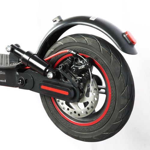 black self-balancing scooter