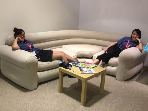 🎉Hey! Check out our inflatable lazy sofa for adults! 😎Super portable and trendy. It's a leisure must-have! 💕Relax anywhere with it. Don't miss this hot item!bleSofa