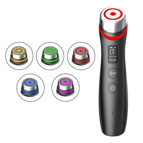 😍New arrival! 5-color light beauty instrument with EMS microcurrent and vibration massage. Red and blue light care for tightening pores. Helps you glow and start a new beauty journey. Come and try it if you love beauty! 😘