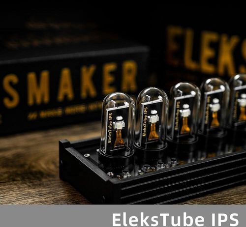 Glow tube electronic alarm clock, an LED digital alarm clock and timer that requires no assembly