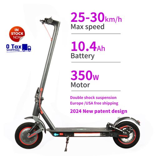black self-balancing scooter