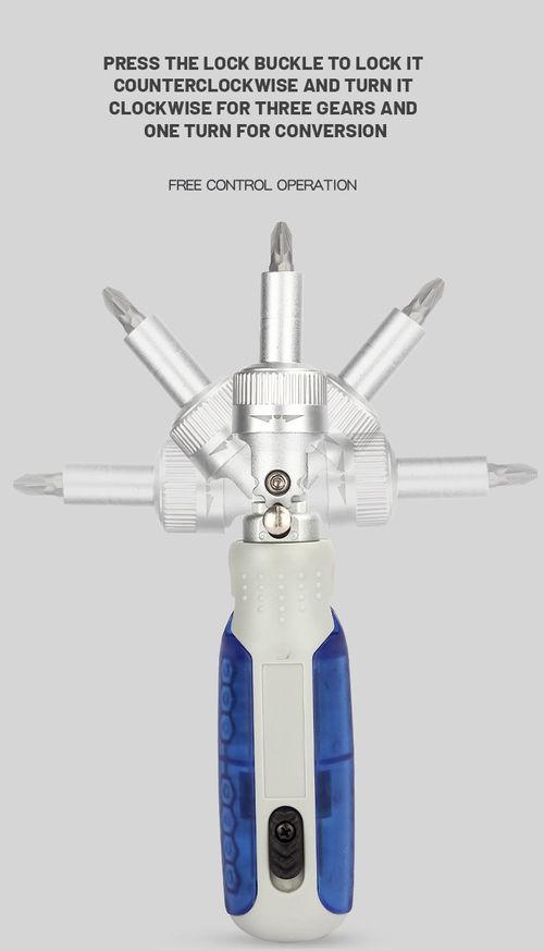 14 - in - 1 Home Use Bit Ratchet Multifunctional Screwdriver Set with Phillips Head Combinations