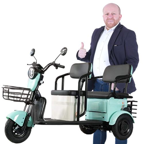 Brand New Factory Leisure Electric Tricycle, Adult Transportation Electric Tricycle 5 sales