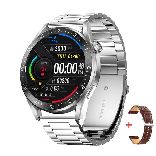 New wireless charging NFC multi-functional BM09S smart watch with offline payment, heart rate, blood pressure, health monitoring and sports bracelet.
