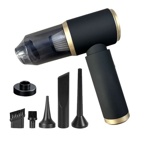 Car vacuum cleaner with dual functions of suction and blowing. It's a wireless mini vacuum, suitable for both car and home use. It's an electric dust blower too.