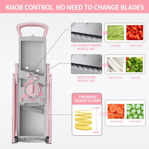 ONCE FOR ALL JS003 Multifunctional Kitchen Vegetable Cutter Onion Potato Chopper Vegetable Mandoline Slicer