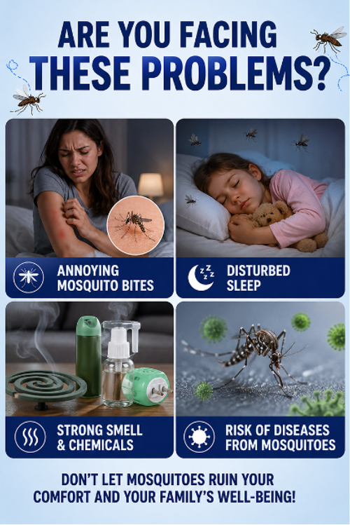STILL GETTING BIT EVERY NIGHT YOURE MISSING THIS SIMPLE DEVICE You dont have to suffer from mosquito bites or inhale toxic smoke anymore  Switch to Electric Mosquito Repellent today WHY EVERYONE IS SWITCHING No smoke