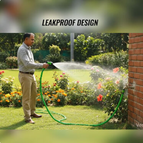 LIGHTWEIGHT POWER CLEANING -Magic Expandable Pipe With Water Spray Gun