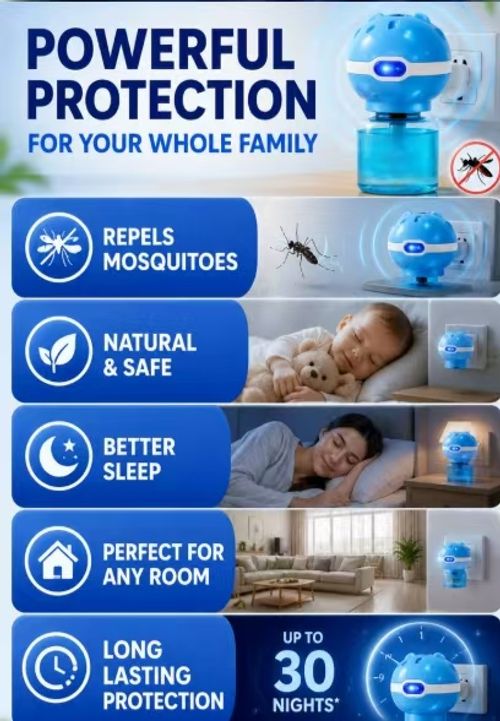 STILL GETTING BIT EVERY NIGHT YOURE MISSING THIS SIMPLE DEVICE You dont have to suffer from mosquito bites or inhale toxic smoke anymore  Switch to Electric Mosquito Repellent today WHY EVERYONE IS SWITCHING No smoke