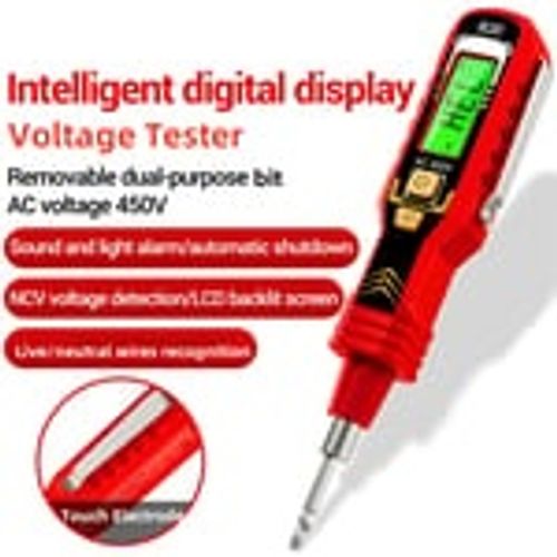 Non-Contact Voltage Tester with LCD Display