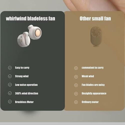Portable Silent Mini Bladeless Electric Fan