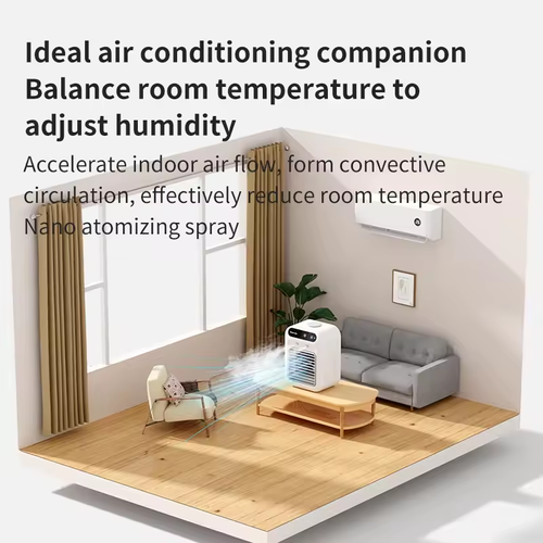 USB-powered mini air cooler fan