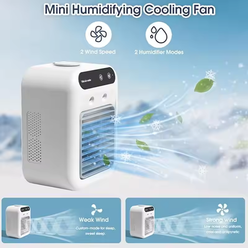 USB-powered mini air cooler fan