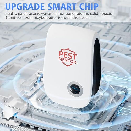 6Pcs Ultrasonic Pest Repeller Insect Bug Repeller Long Range Pest & Insect Deterrent Multi-Function for Roach Rodent Mouse Bugs