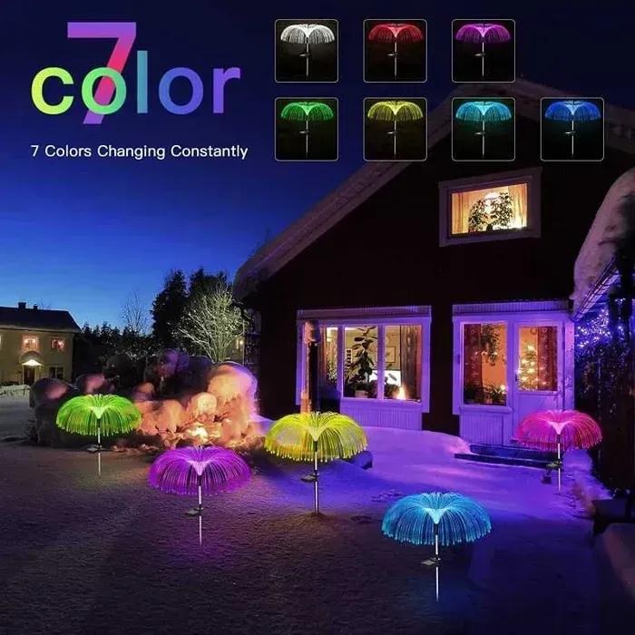 🌈 Colors Changing Jellyfish Lights🎄🔥⏰✨🚀50% time limit🚀 cash on delivery⏰（2pcs）