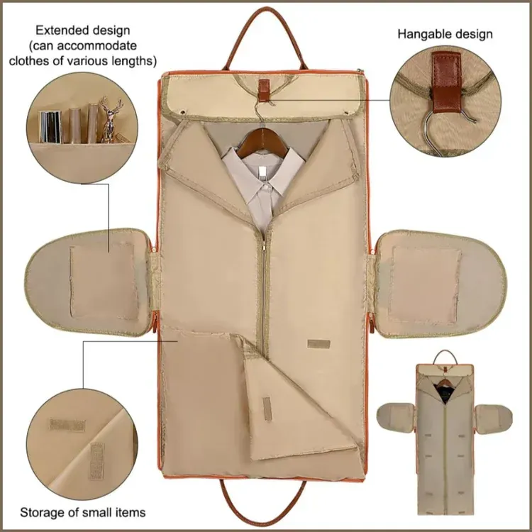Foldable travel backpack