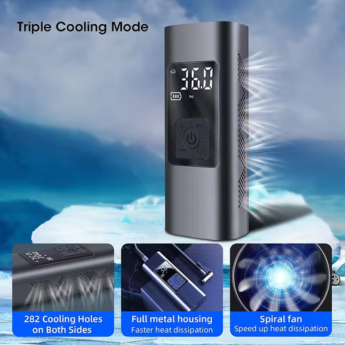 🚗Digital Car Tyre Inflator Air Compressor Portable Inflators Fast Digital Tire Pump Parts for Car Accessories