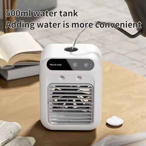 USB-powered mini air cooler fan